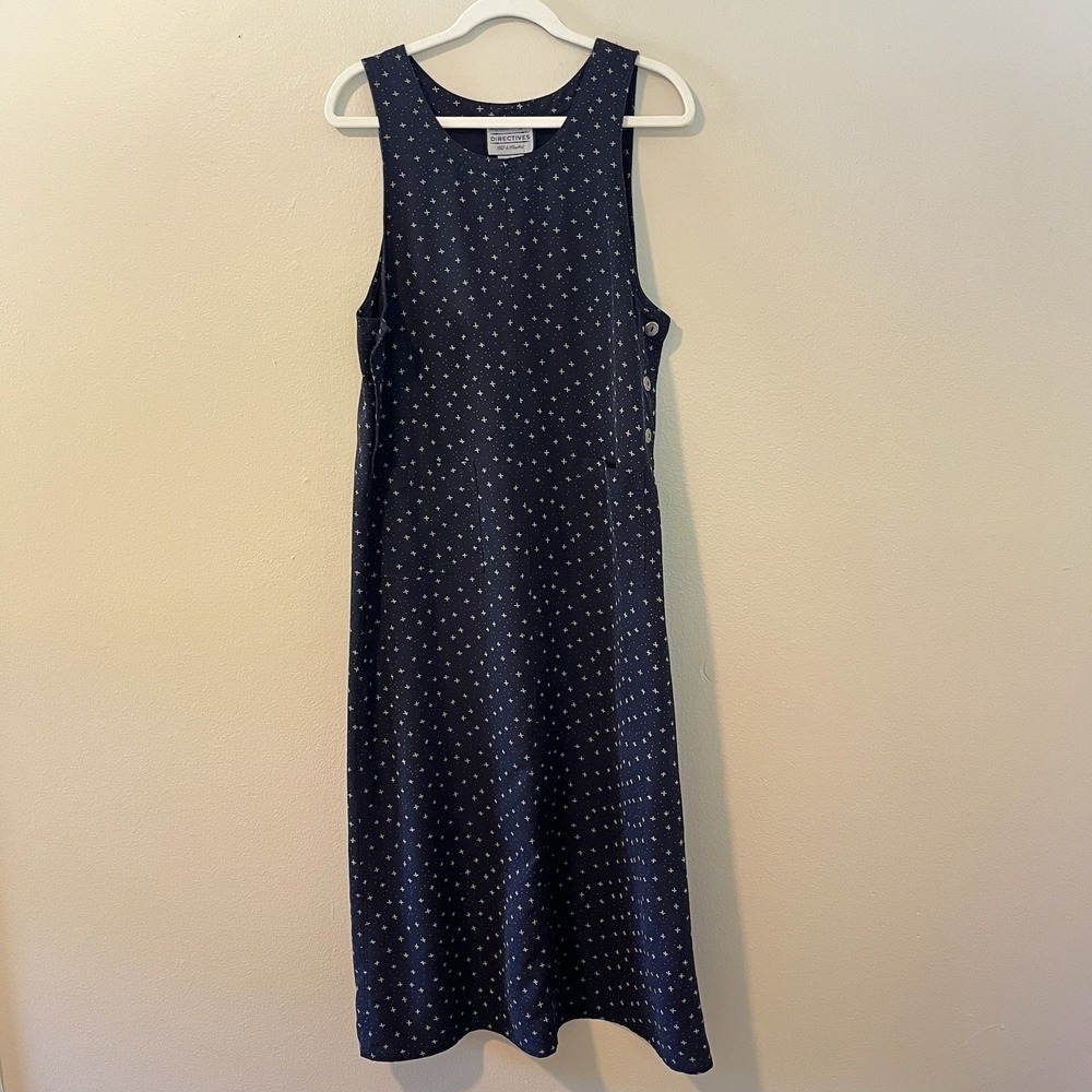 Woman's VTG Jumper Dress Overalls 90s M Grunge Whimsigoth Whimsical Polka Dot